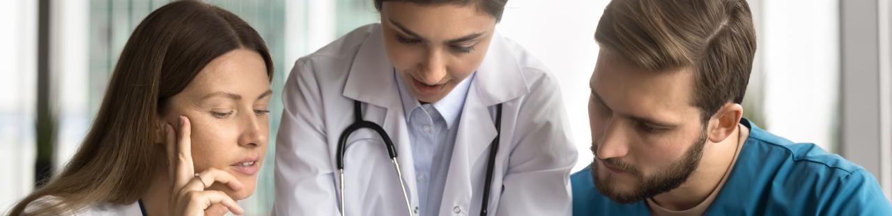Professionnels de santé dans un hôpital